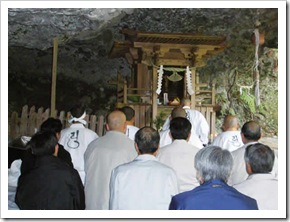 たばこ神社参道開通1