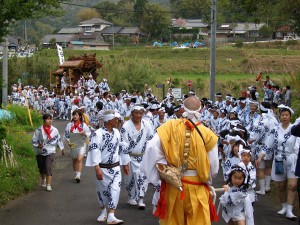 【本祭】地車曳行