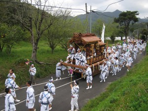 【本祭】地車曳行