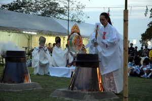 【前夜祭】佐備神社御一行様による湯神楽奉納